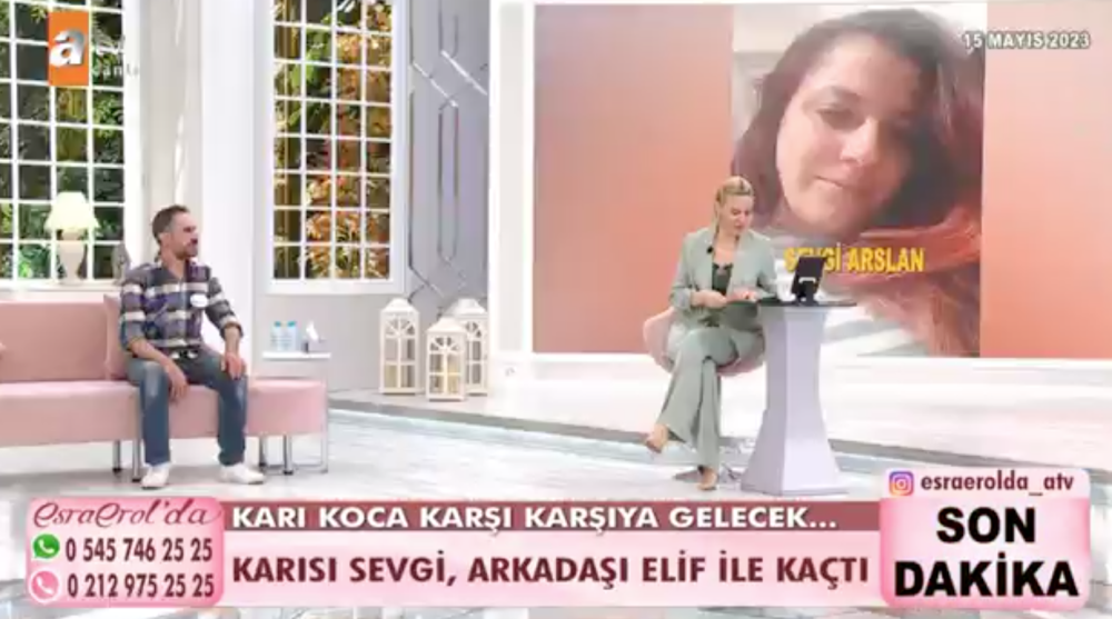 esra erol da sevgi arslan kimdir abdullah arslan kimdir sevgi arslan olayi nedir